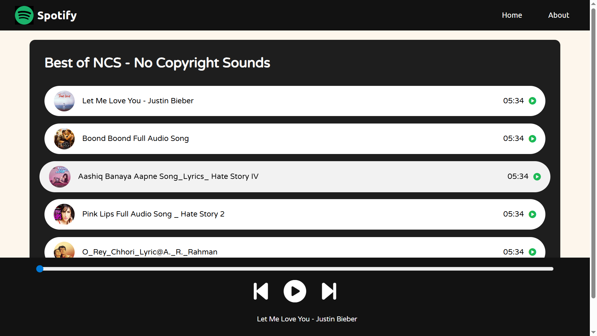 Spotify-clone